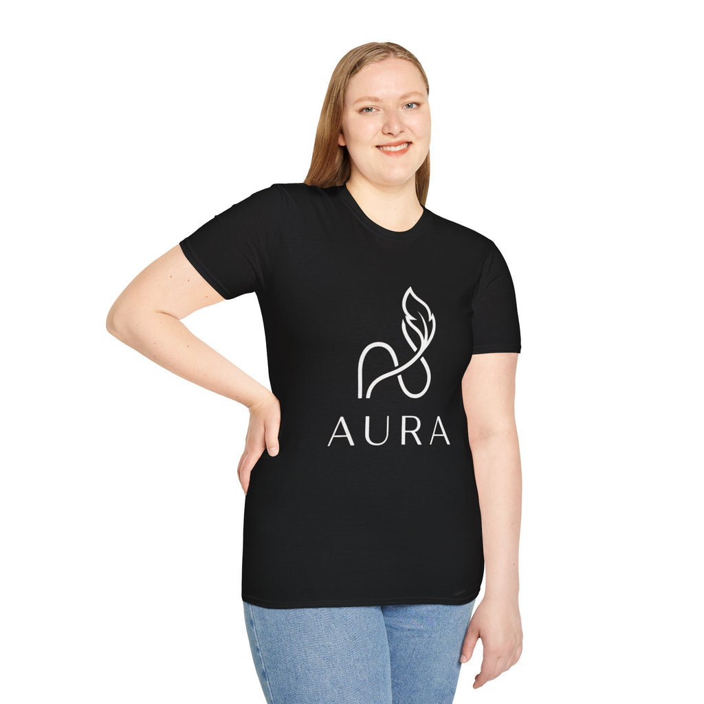 Aura Logo T-Shirt — Minimalist Wellness Tee