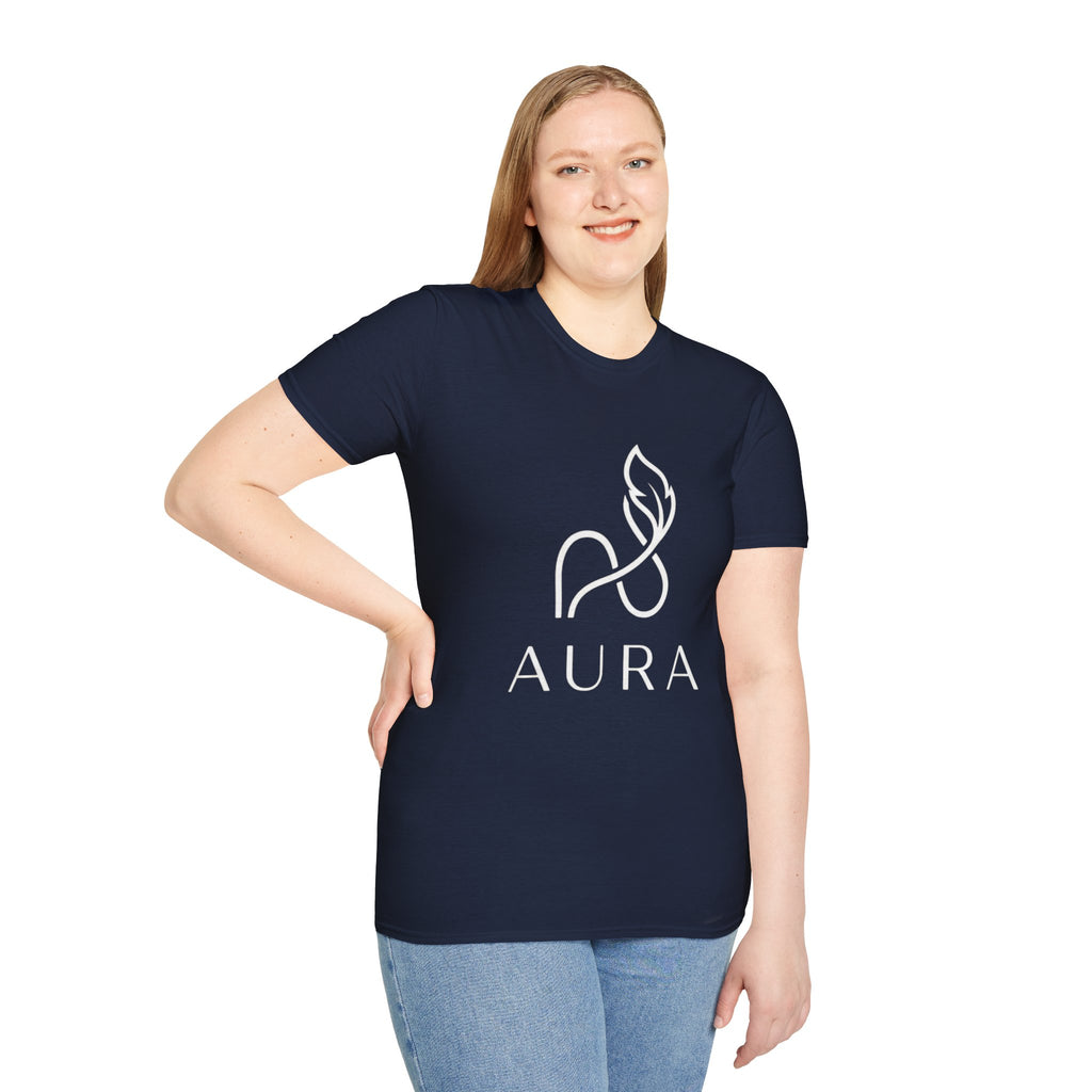 Aura Logo T-Shirt — Minimalist Wellness Tee