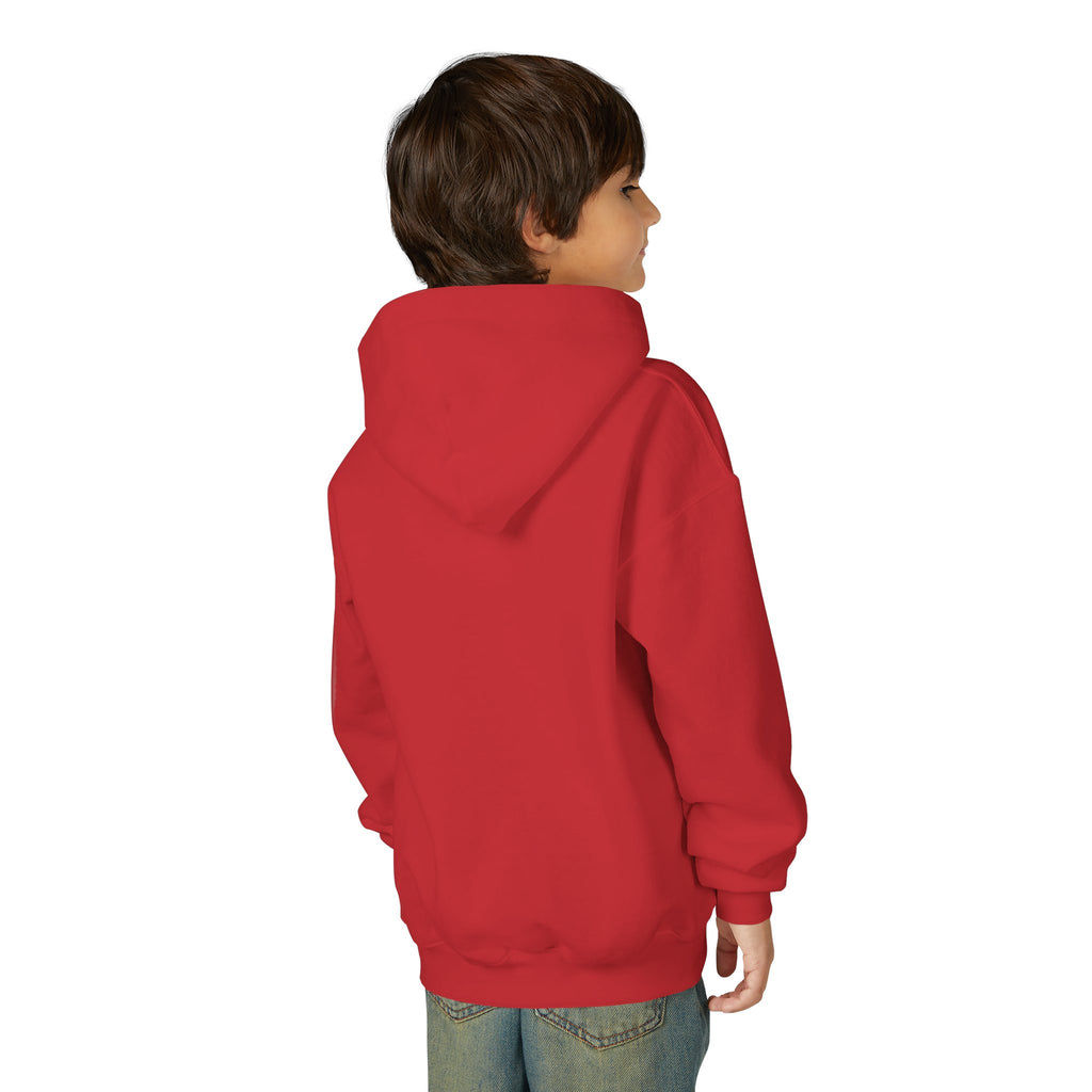 Youth Hoodie — Raptor Dino Design