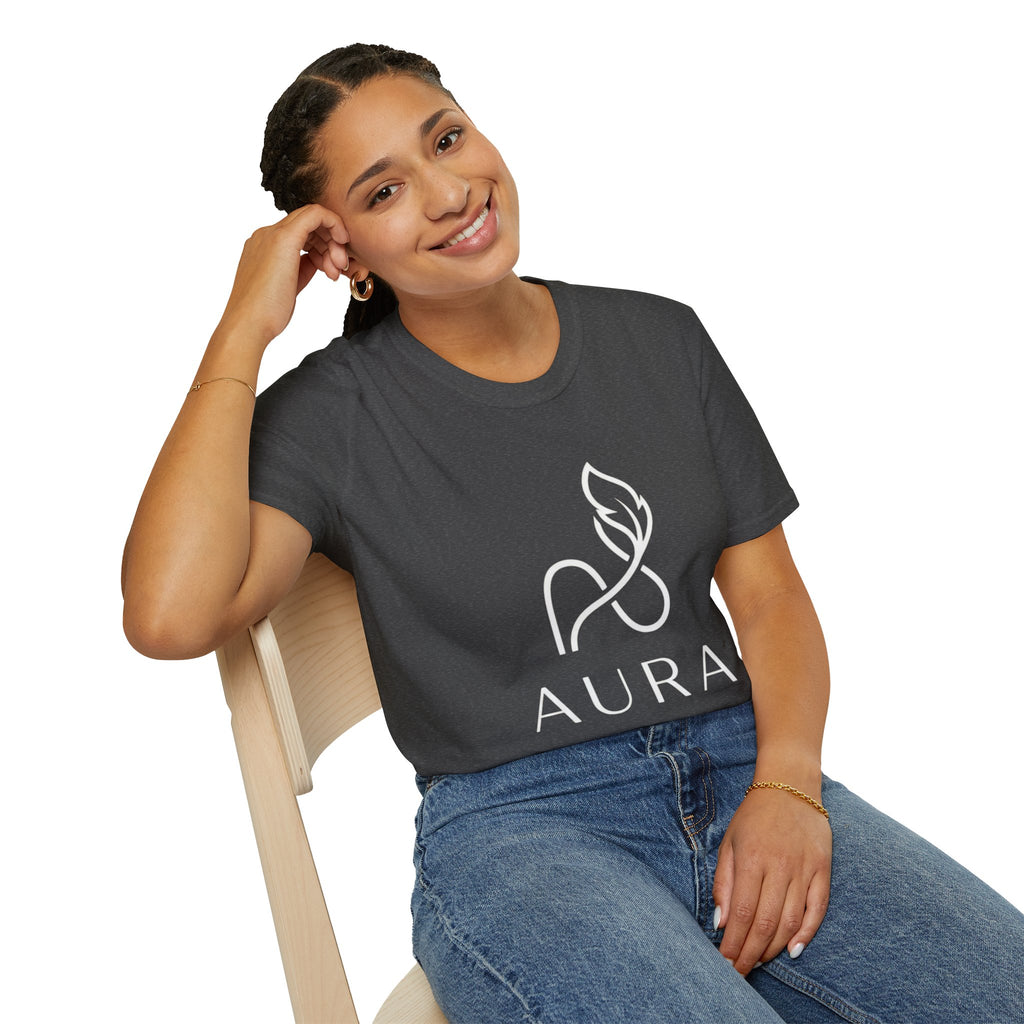 Aura Logo T-Shirt — Minimalist Wellness Tee
