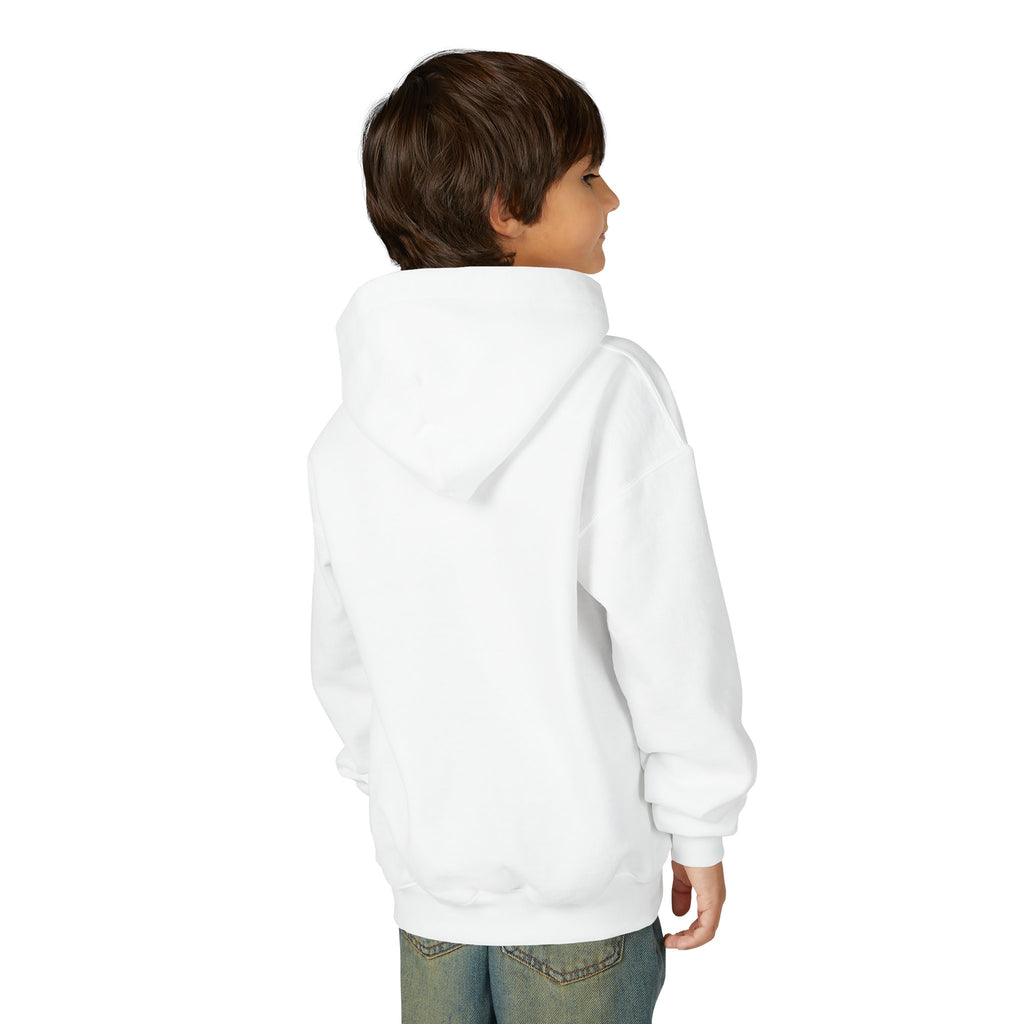Youth Hoodie — Raptor Dino Design