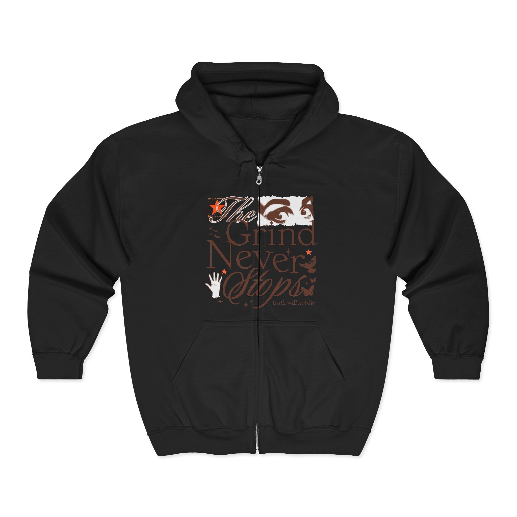 The Grind Never Stops Full-Zip Hoodie