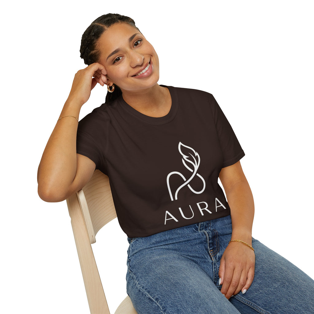 Aura Logo T-Shirt — Minimalist Wellness Tee