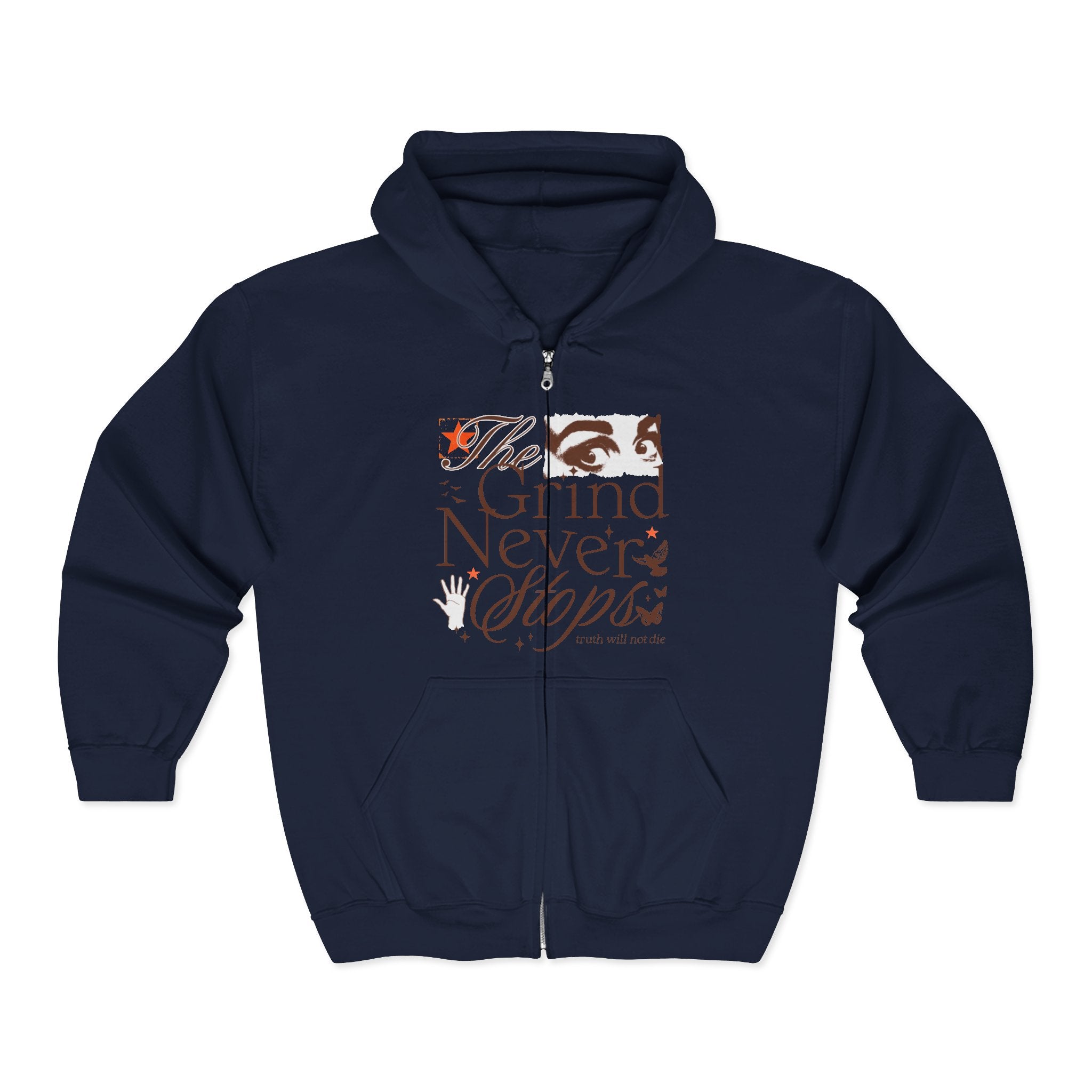 The Grind Never Stops Full-Zip Hoodie