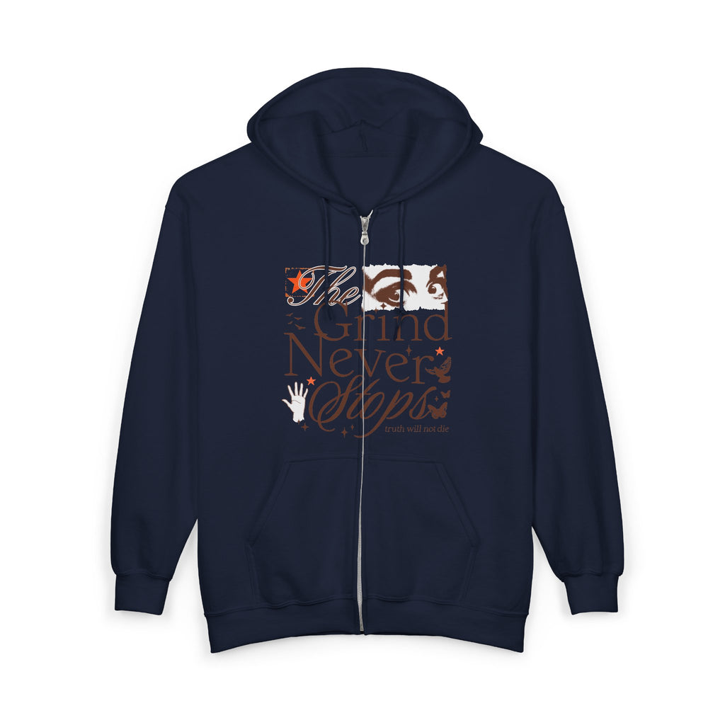 The Grind Never Stops Full-Zip Hoodie