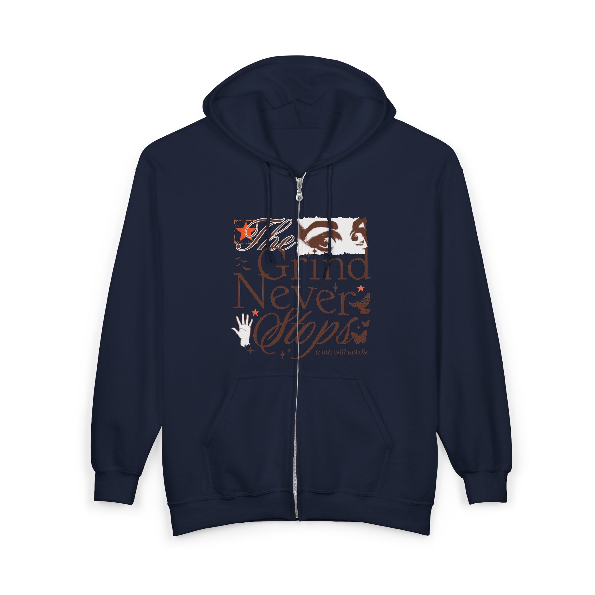 The Grind Never Stops Full-Zip Hoodie
