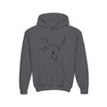 Youth Hoodie — Raptor Dino Design