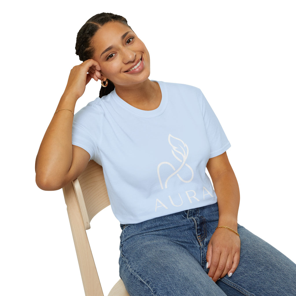 Aura Logo T-Shirt — Minimalist Wellness Tee