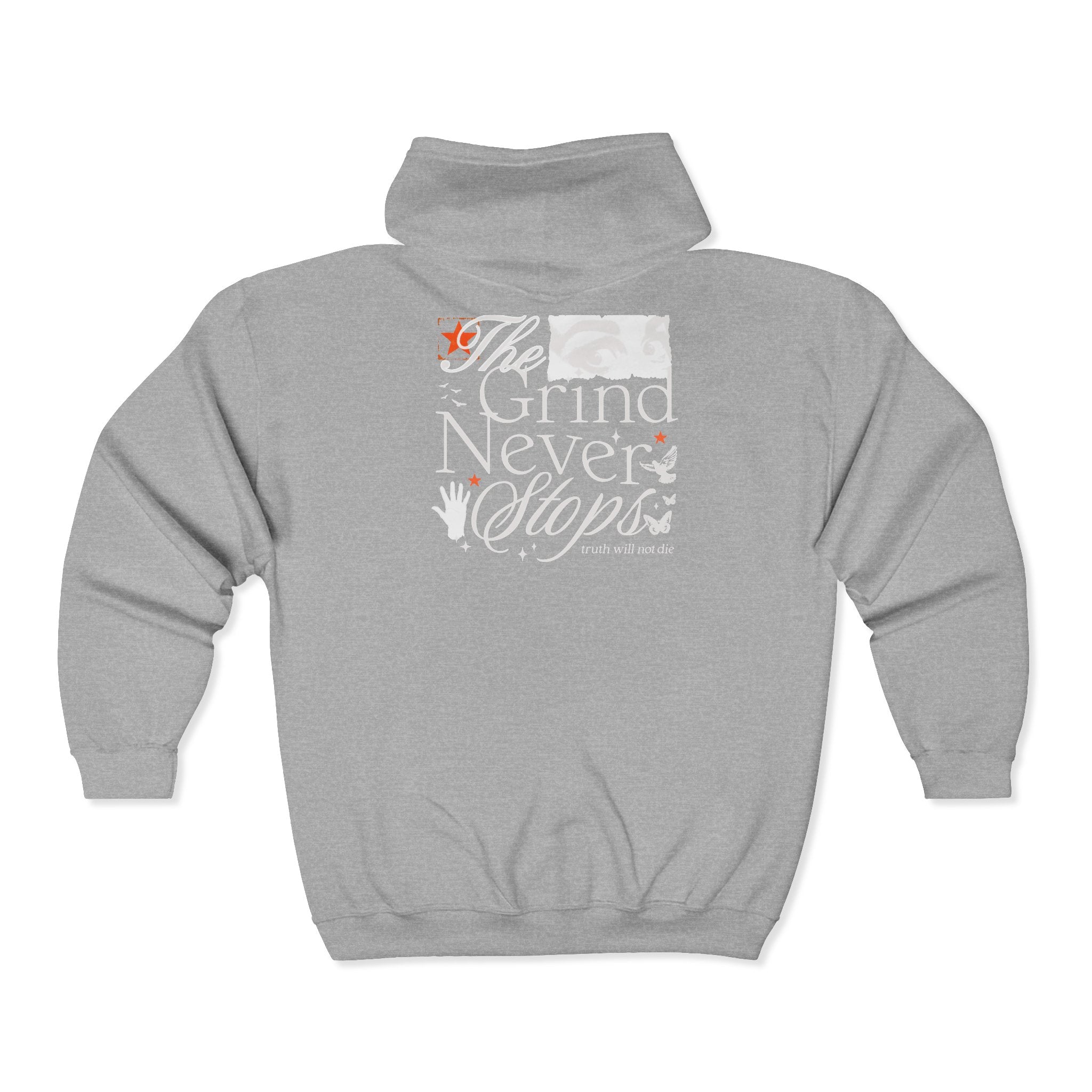 The Grind Never Stops Full-Zip Hoodie