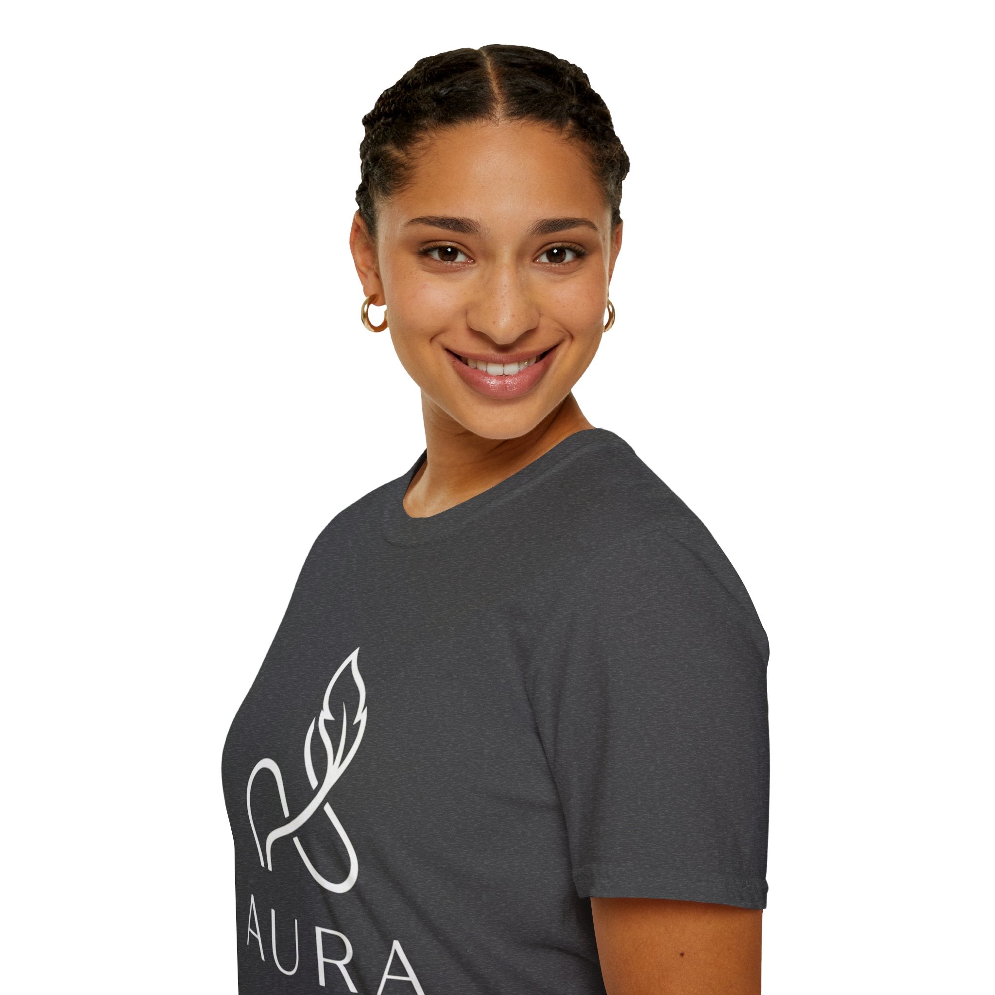 Aura Logo T-Shirt — Minimalist Wellness Tee