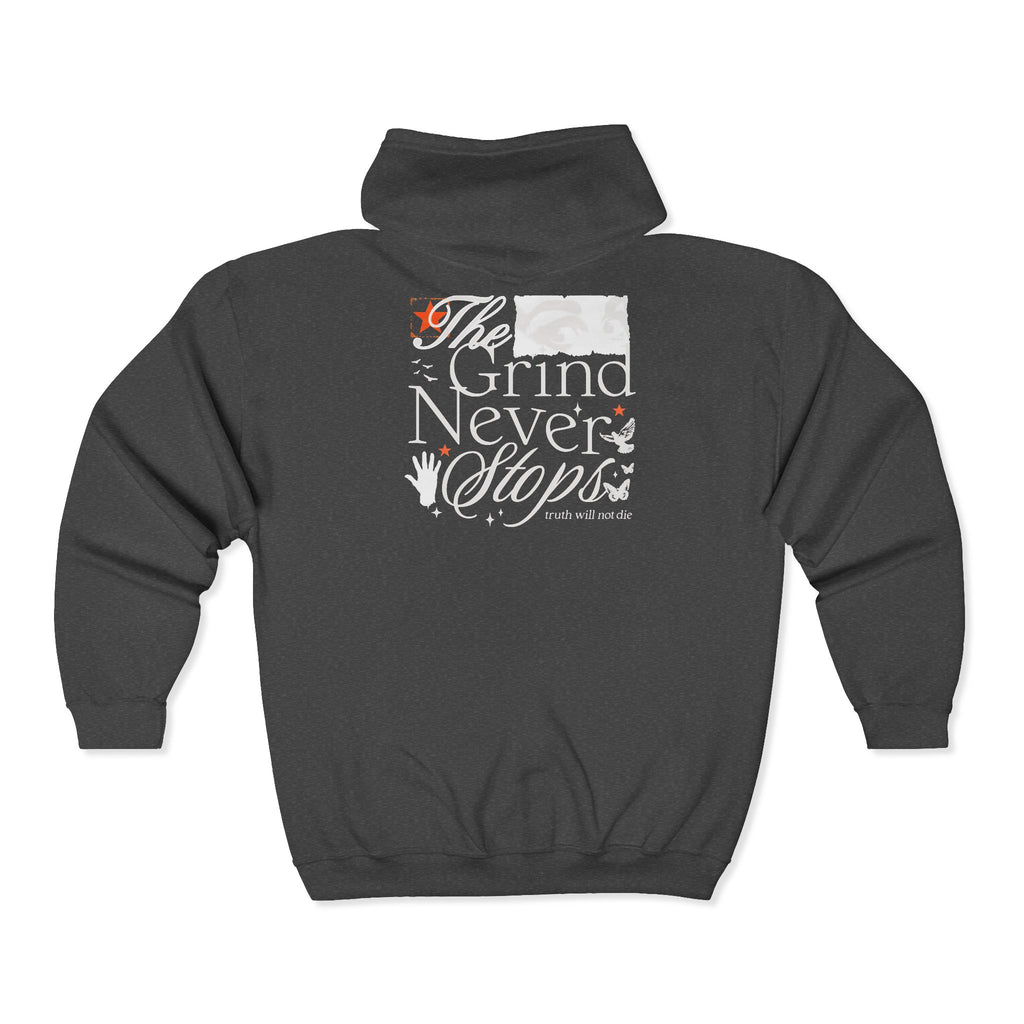 The Grind Never Stops Full-Zip Hoodie