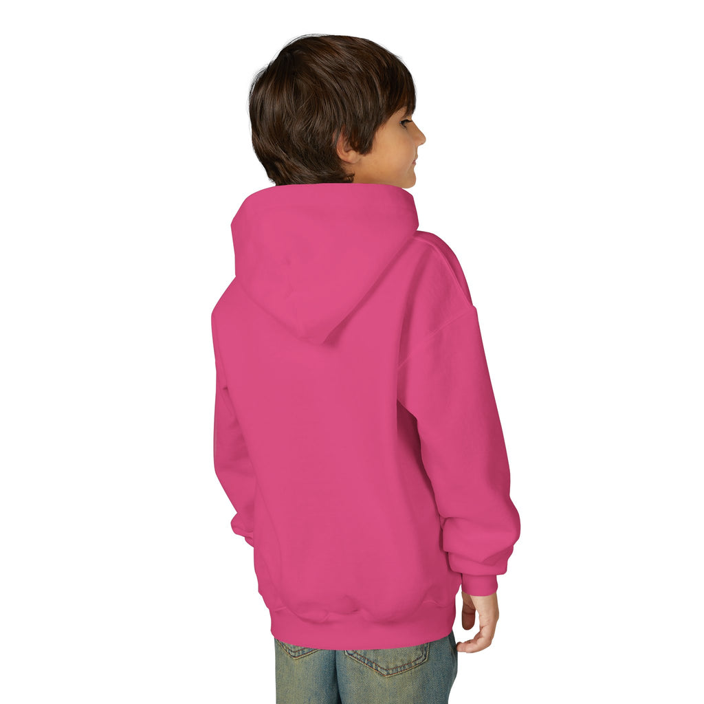 Youth Hoodie — Raptor Dino Design