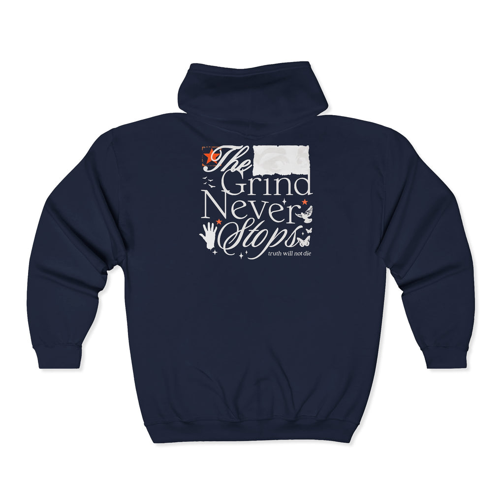The Grind Never Stops Full-Zip Hoodie