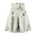 Whimsical Tree & Bubbles Skater Skirt — Nature-Inspired AOP Flare