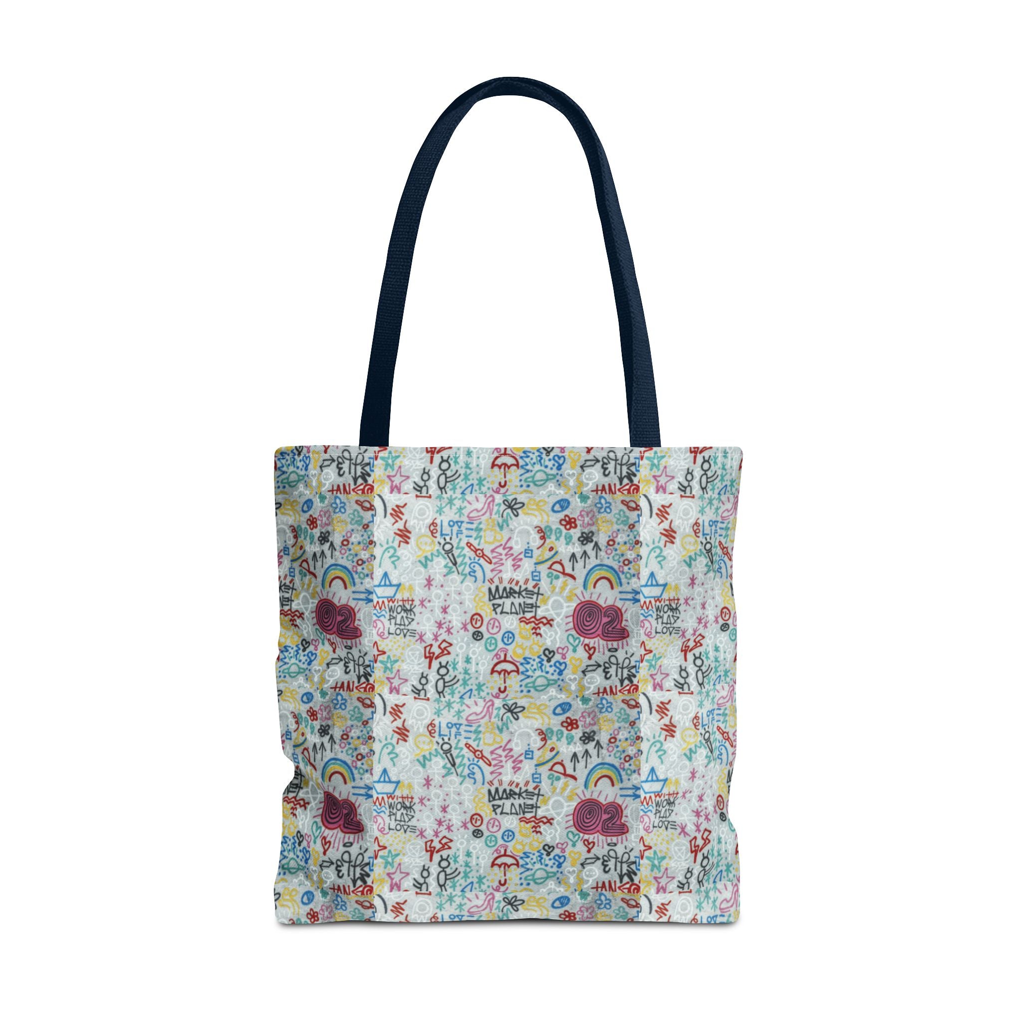 Whimsical Rainbow -All-Over Print Cute Pattern Tote Bag