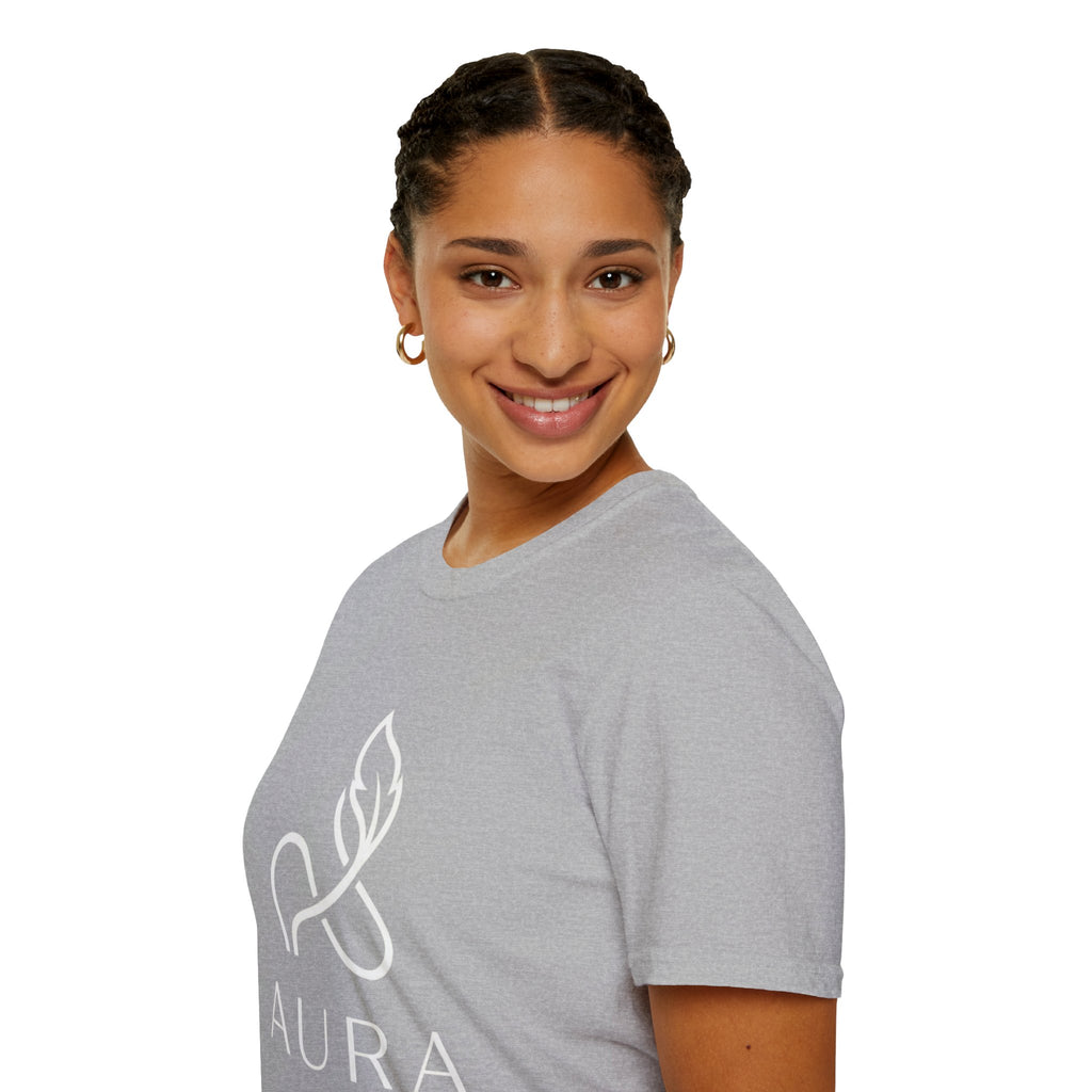Aura Logo T-Shirt — Minimalist Wellness Tee