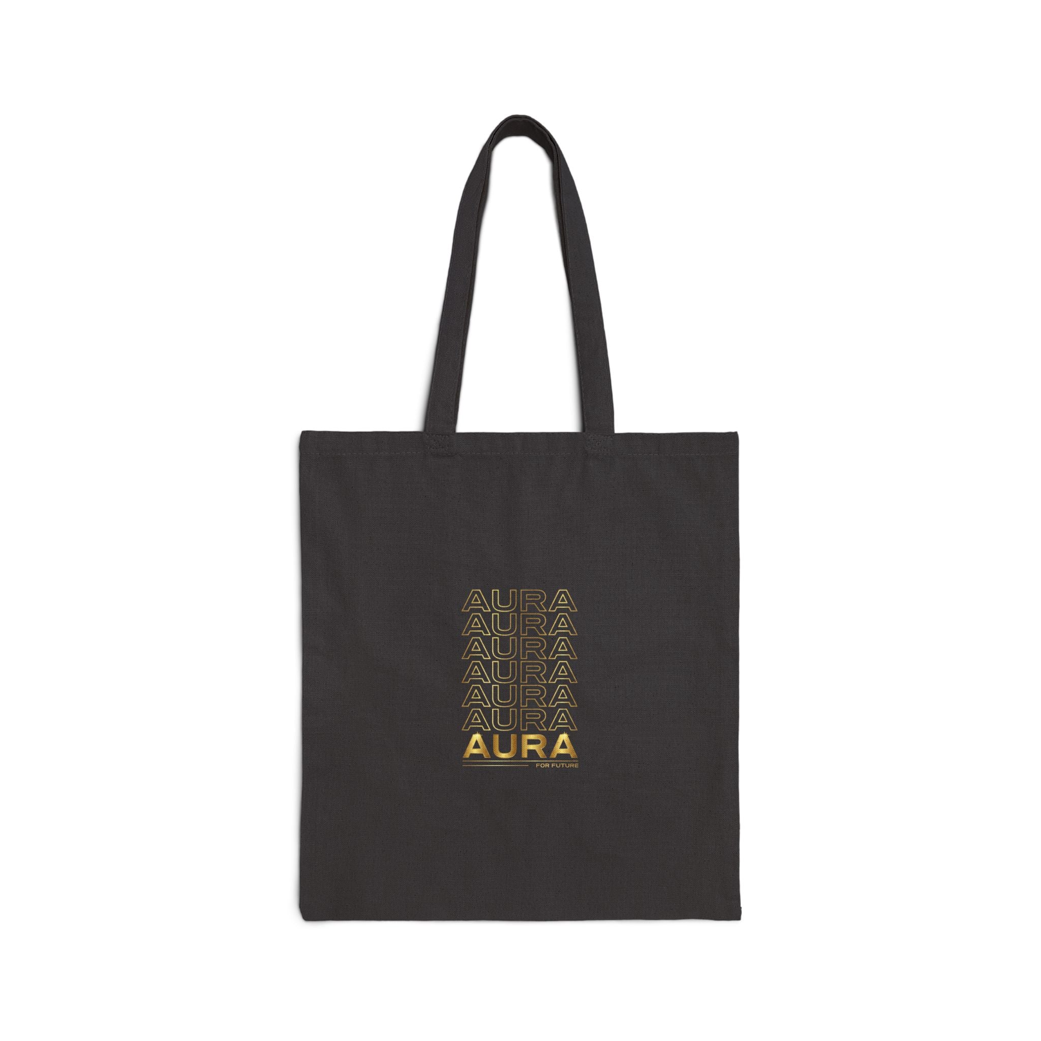 Aura Canvas Tote Bag — Minimalist Natural Cotton Shopper