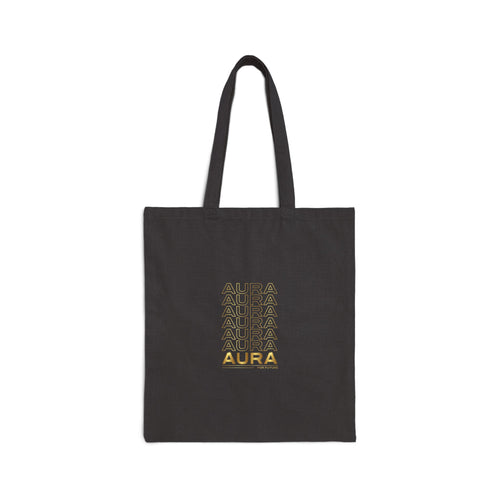 Aura Canvas Tote Bag — Minimalist Natural Cotton Shopper