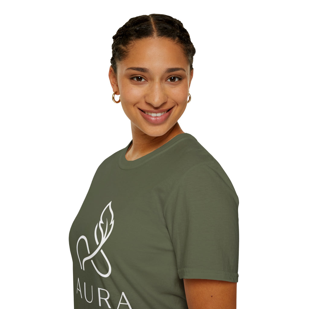 Aura Logo T-Shirt — Minimalist Wellness Tee