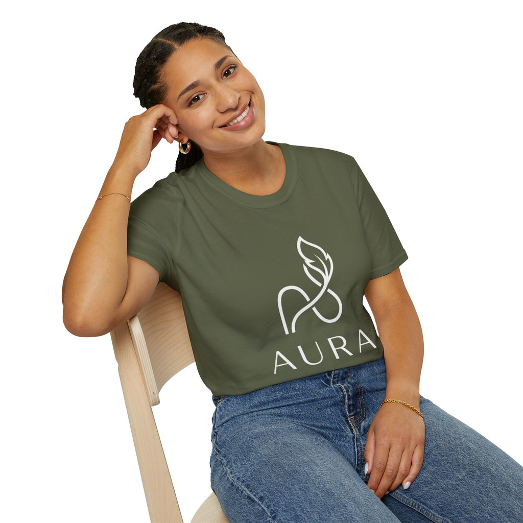 Aura Logo T-Shirt — Minimalist Wellness Tee