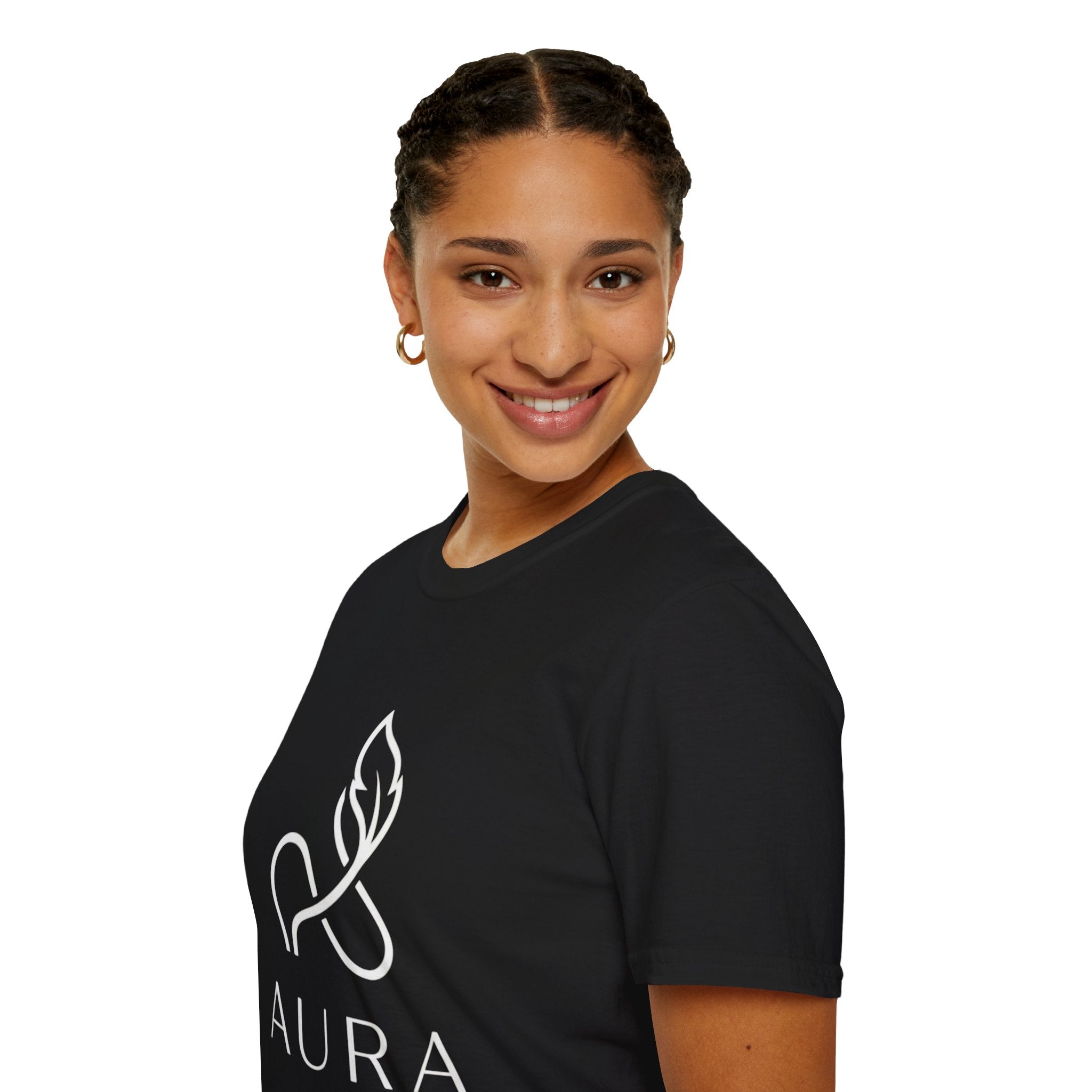 Aura Logo T-Shirt — Minimalist Wellness Tee