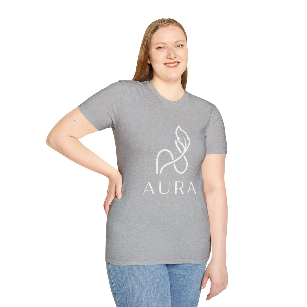 Aura Logo T-Shirt — Minimalist Wellness Tee