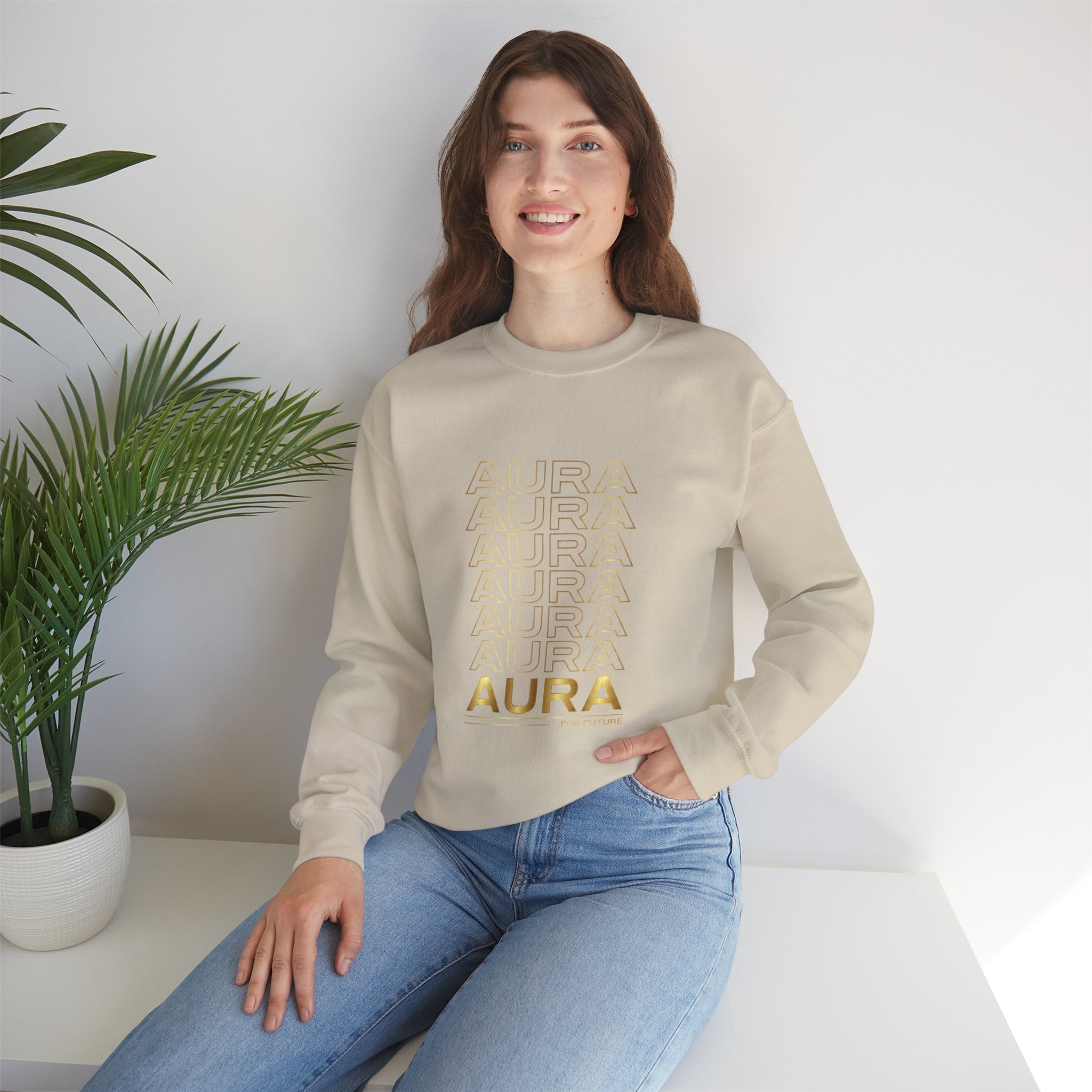 Aura Gold sweatshirt