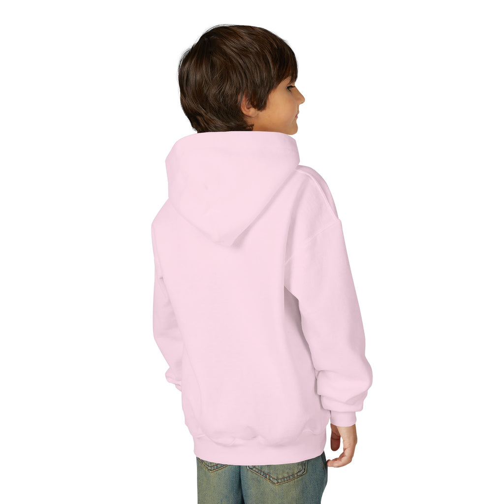 Youth Hoodie — Raptor Dino Design