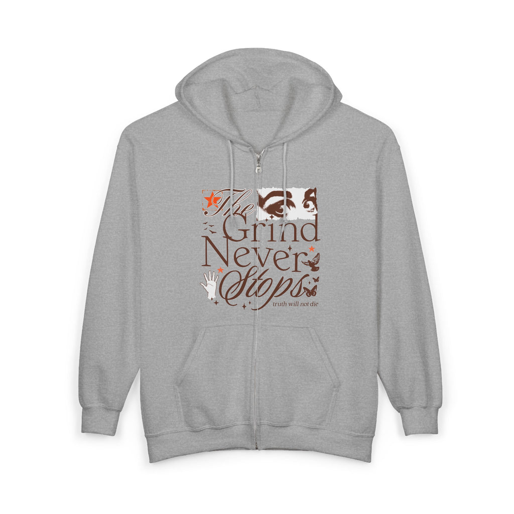 The Grind Never Stops Full-Zip Hoodie