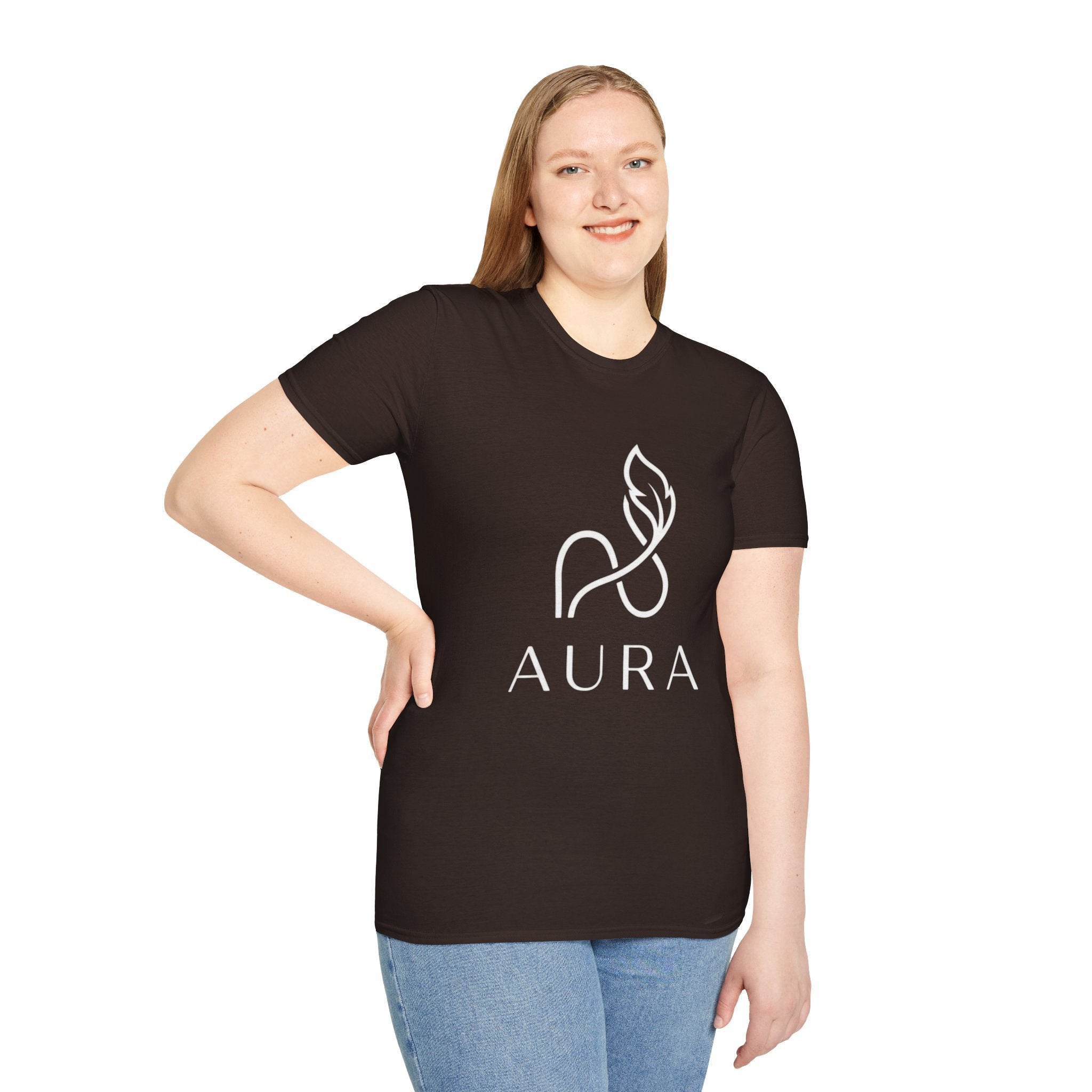 Aura Logo T-Shirt — Minimalist Wellness Tee