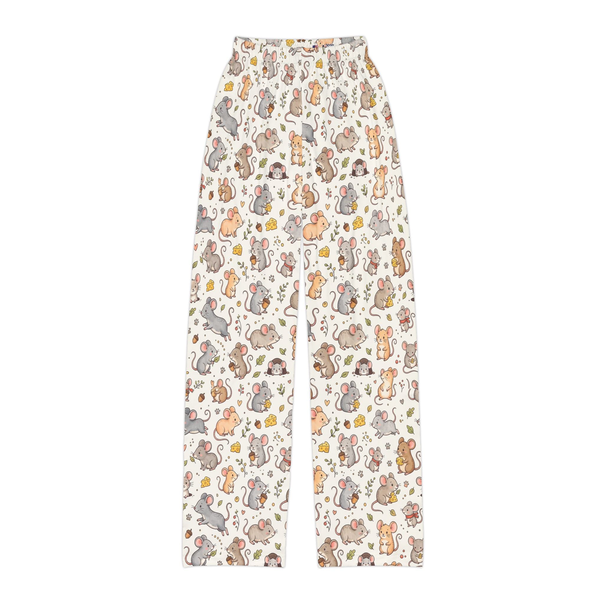 Cute Woodland Squirrels Kids Lounge Pants | All-Over Print