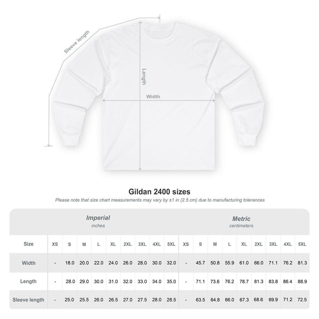 Unisex Cotton Long Sleeve Tee