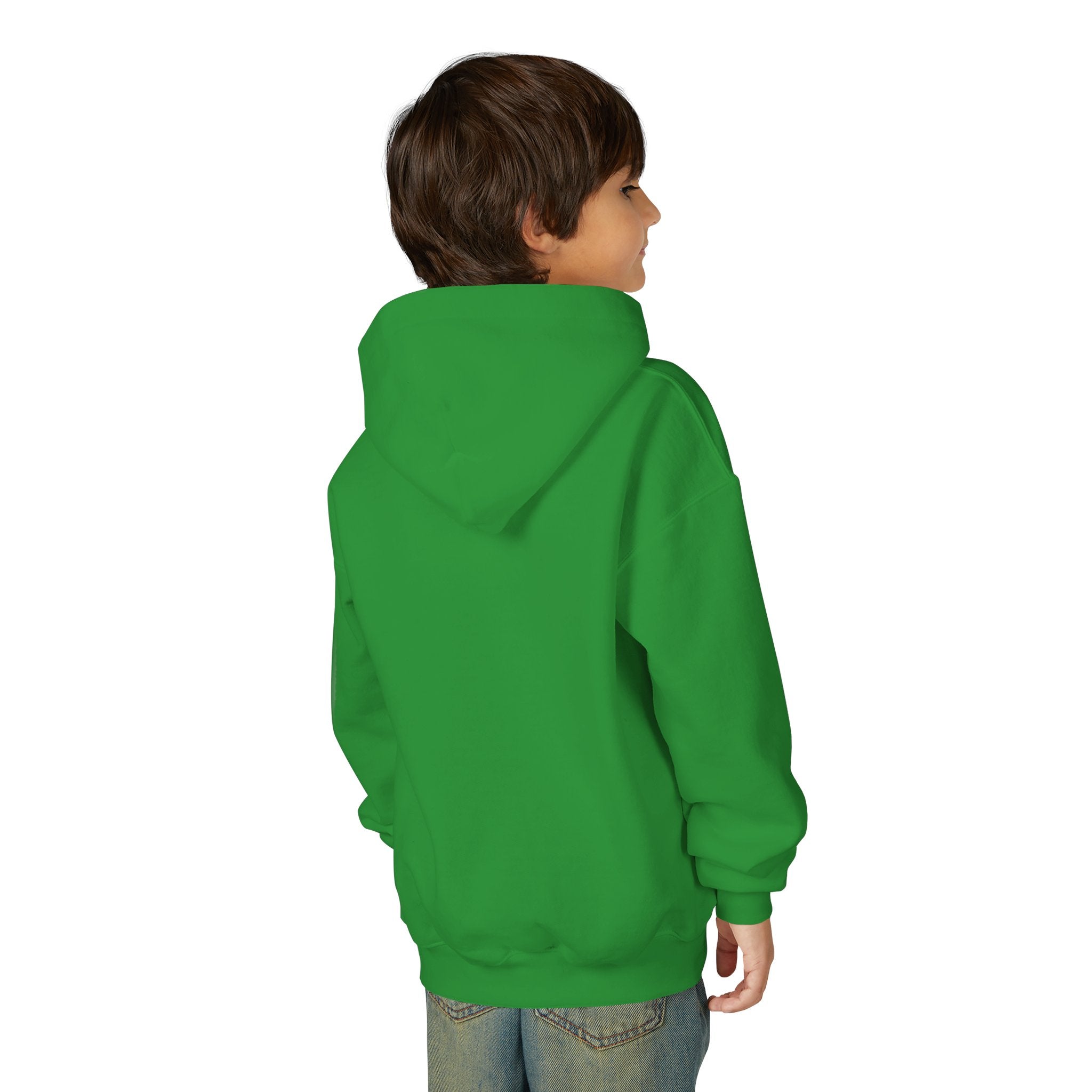 Youth Hoodie — Raptor Dino Design