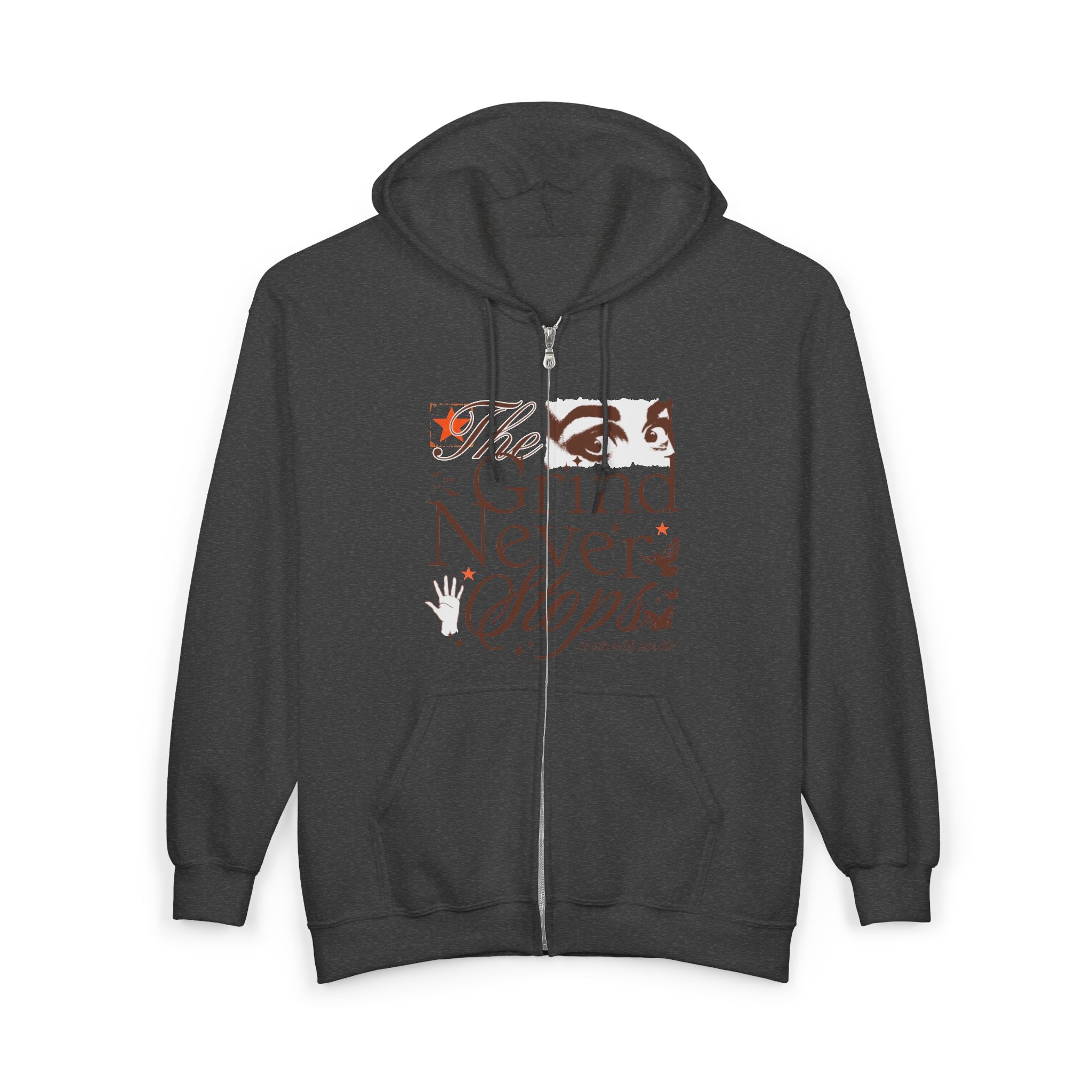 The Grind Never Stops Full-Zip Hoodie