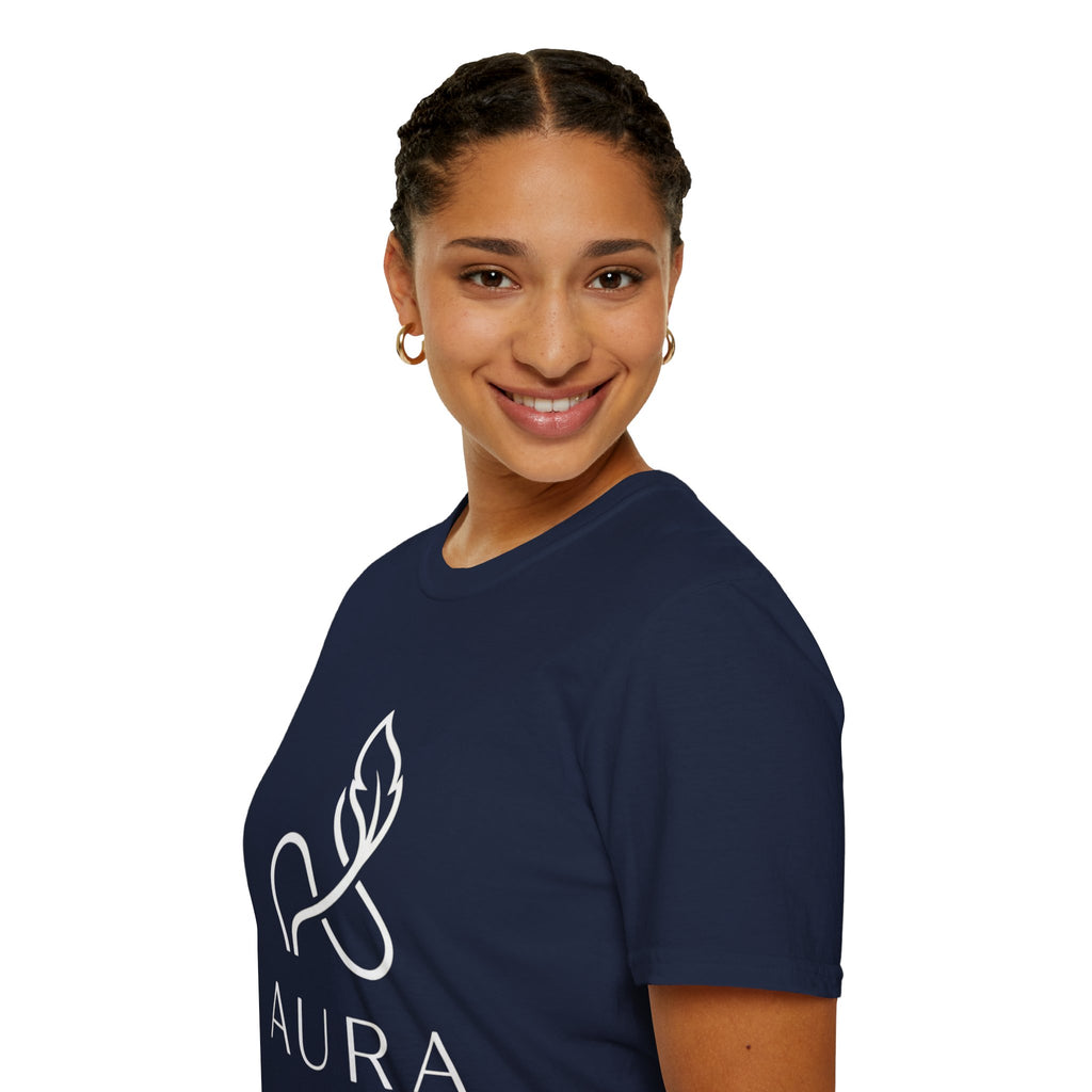 Aura Logo T-Shirt — Minimalist Wellness Tee