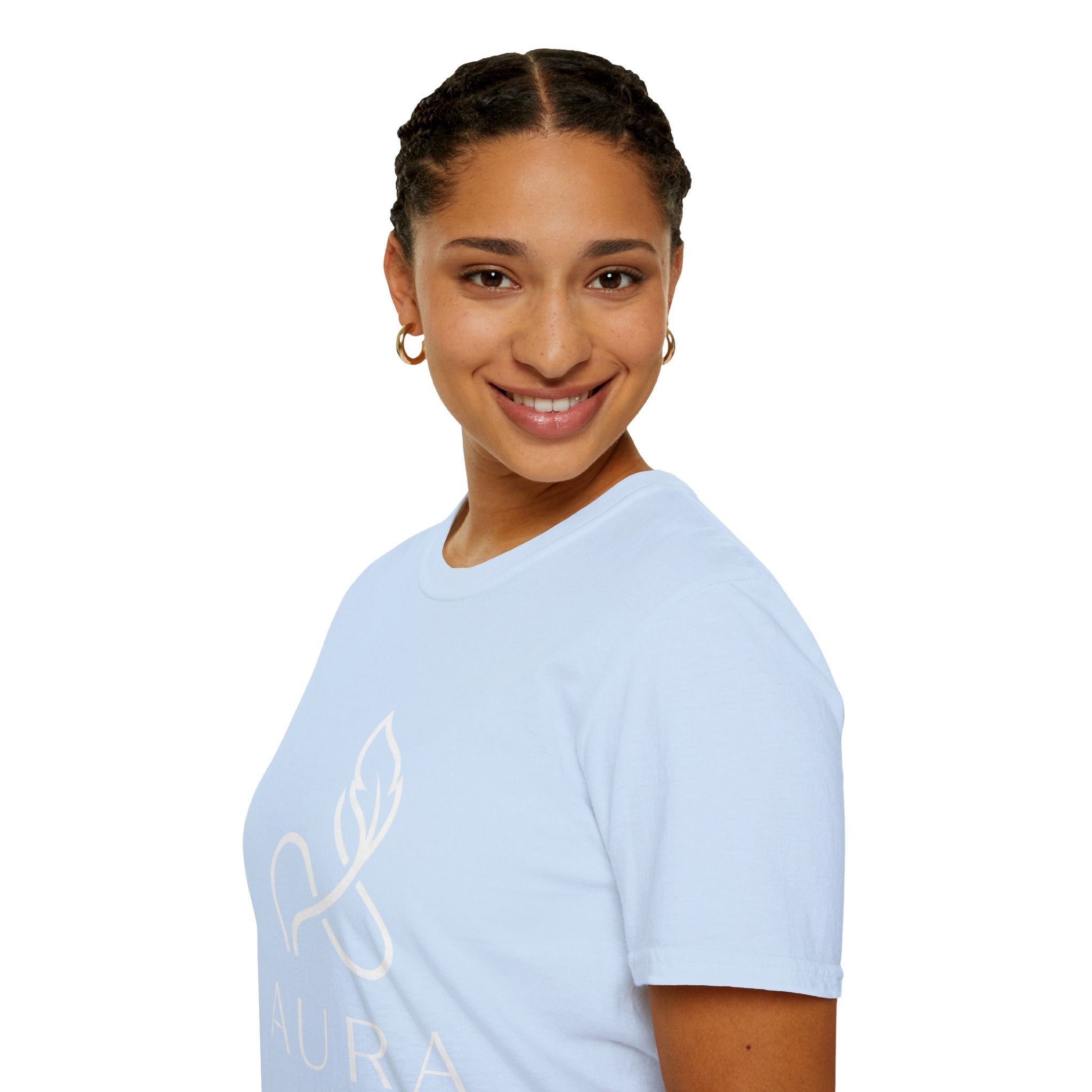 Aura Logo T-Shirt — Minimalist Wellness Tee