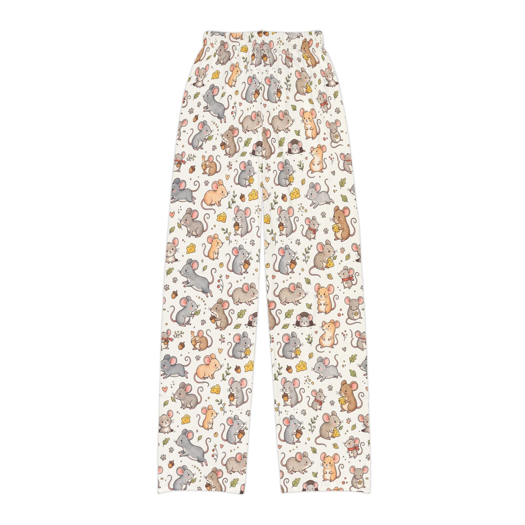 Cute Woodland Squirrels Kids Lounge Pants | All-Over Print